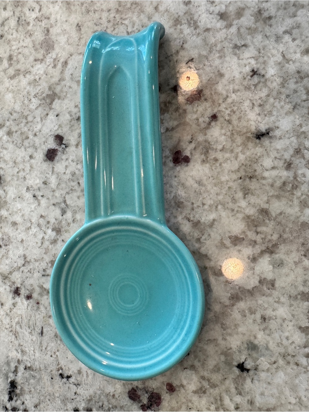 Fiestaware Turquoise Spoon Rest